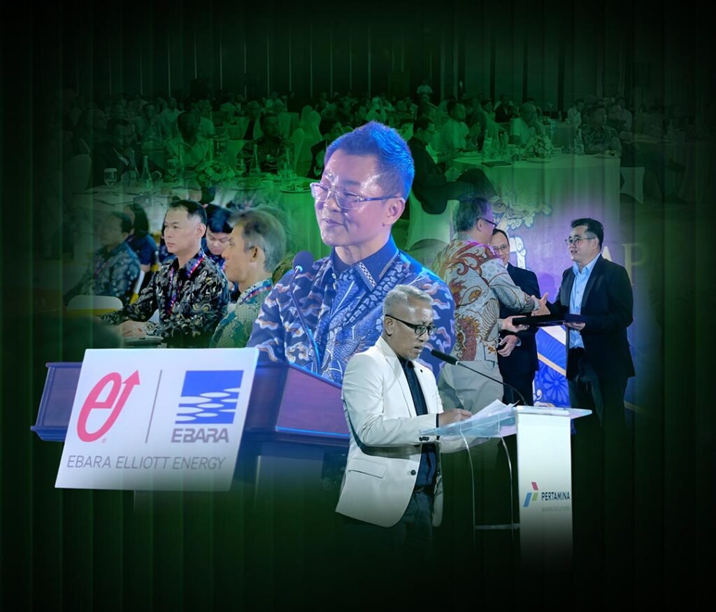 Professional summit conference with speakers and delegates